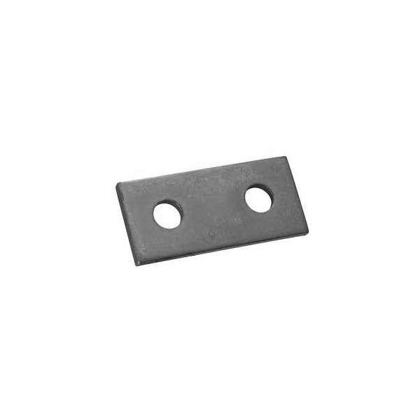 Newhouse Electric Straight 2 Hole Strut Channel Bracket, Silver (No Magnets) BRST2 - main