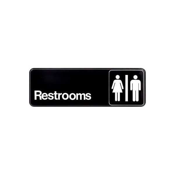 Hillman 3X9 Restrooms Sign 841758 - main