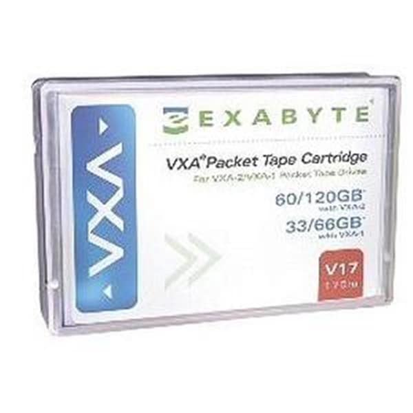 Exabyte VXA-1 V17 Tape Cartridge Data Cartridge VXA VXA-1 33 GB Native-66 GB Compressed 557.74 ft 111.00103 - main