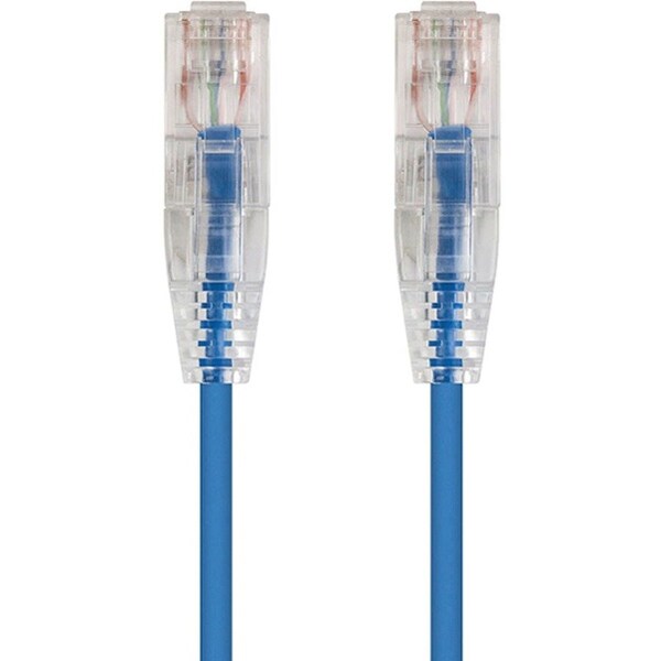 Monoprice SLIMRUN CAT6 UTP CABLE-7FT BLUE 13538 - main