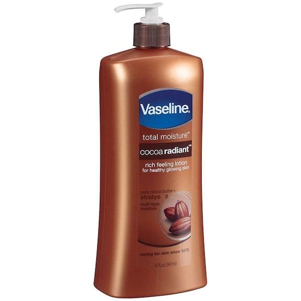 Vaseline Total Moisture Cocoa Radiant Body Lotion, 32 Fluid Ounce, 4PK 4088 - main