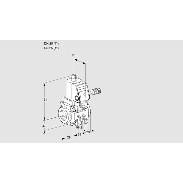 Honeywell Kromschroder VAS225R/NKGR KS88028179 - main