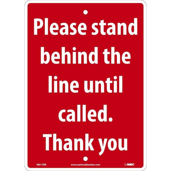 Nmc Please Stand Behind The Line, M611RB M611RB - main