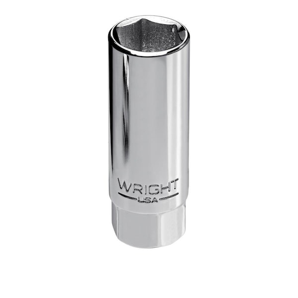 Wright Tool Socket 1/2" Drive 6 Point Spark Plug Hol 4598 - main