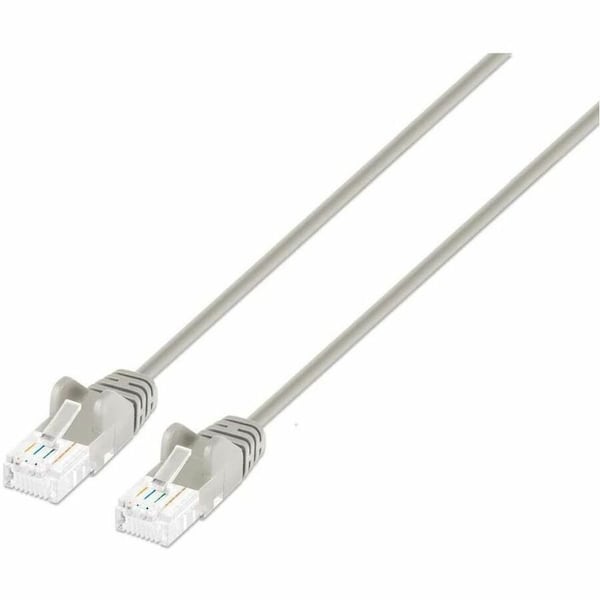 Intellinet Network Solutions CAT6 U/UTP SLIM NETWORK PATCH CABLE, 5 FT., GRAY 751599 - main