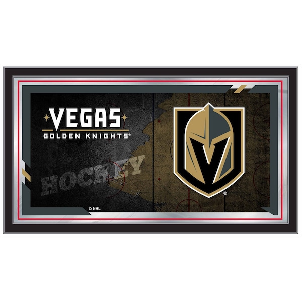 Holland Bar Stool Co Vegas Golden Knights 15" x 26" Hockey Collector Mirror by Holland Bar Stool Company MColLVGdKn - main