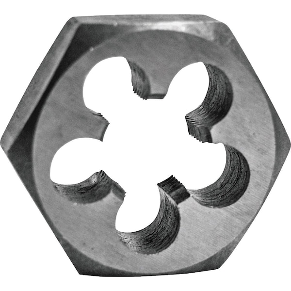 Century Drill & Tool 5/8-11 National Coarse 1-7/16'' Across Flats Fractional Hexagon Die 98213 - main
