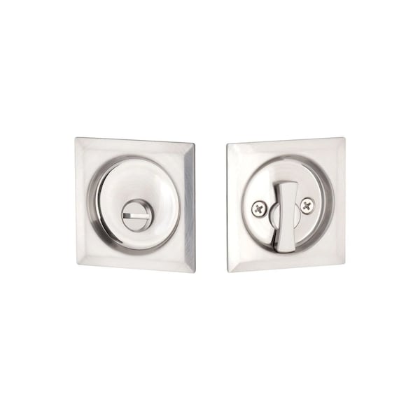 Emtek Pocket Door Locks Privacy Satin Nickel EETPDSQU63SN - main