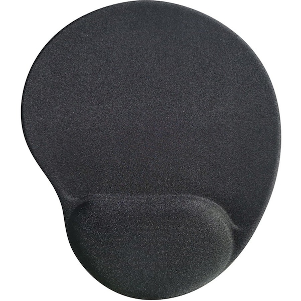 Compucessory Gel Mouse Pads - 9" Height x 10" Width x 1" Depth - Black - Gel - 1 Each 55151 - main