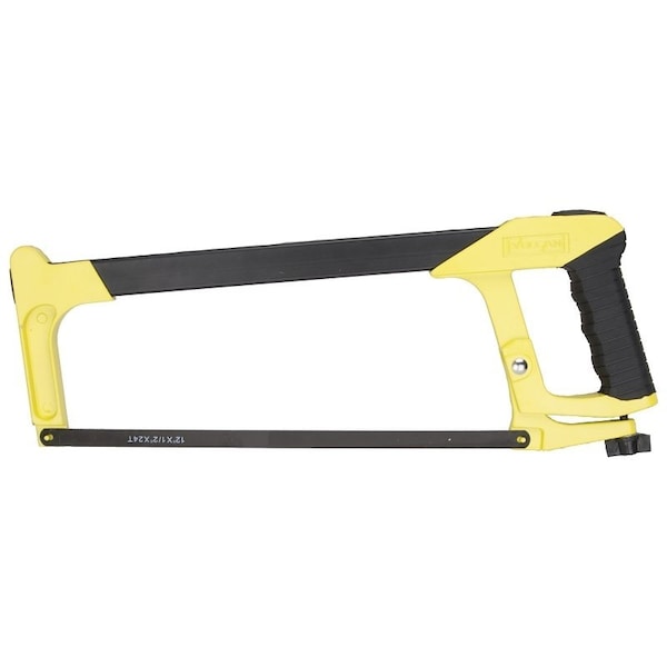 Vulcan Hacksaw, 12 in L Blade, 24 TPI, Steel Blade, 3-3/4 in D Throat, Steel Frame, Steel/TPR Grip Handle JL-HS-508 - main