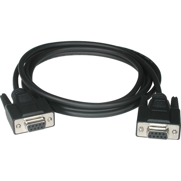 C2G 6FT DB9 F/F NULL MODEM CBL BLK 52038 - main