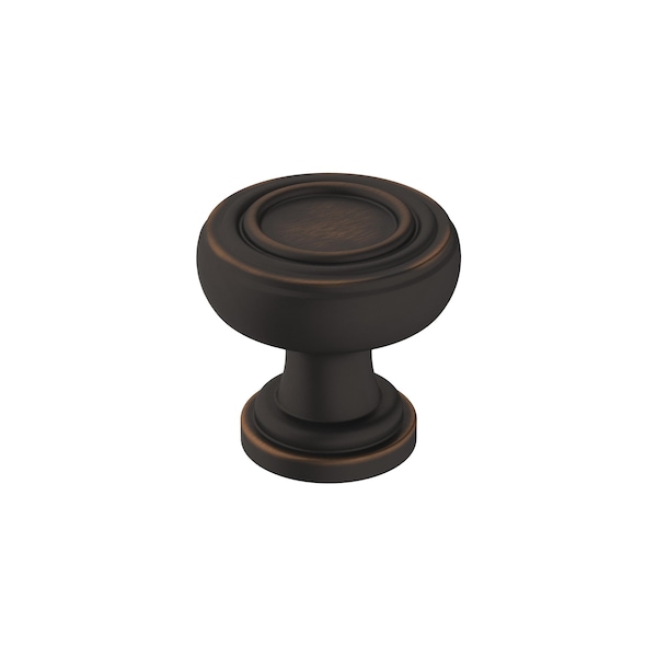 Amerock Ville 1-1/8 in 29 mm Diameter Oil Rubbed Bronze Cabinet Knob BP36774ORB - main