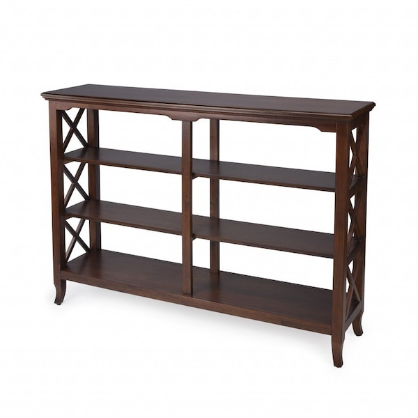 Homeroots 36" Brown Bookcase 389568 - main