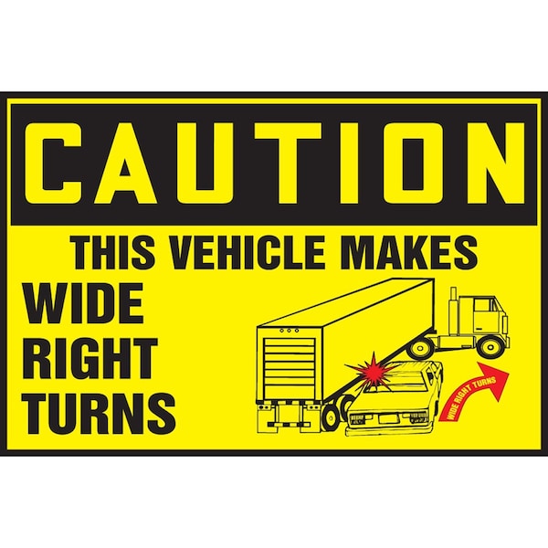 Accuform OSHA CAUTION SAFETY LABEL THIS LVHR610XVE - main