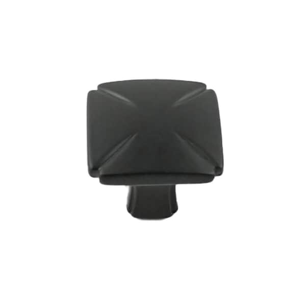 Belwith Products Belwith 1.18 in. Square Knob, Matte Black BWP3230 MB - main