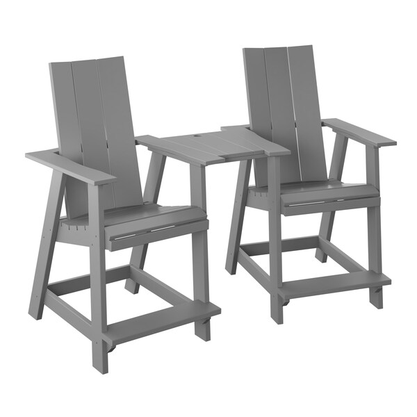 Polybird MODERN TETE-A-TETE LIGHT GRAY POLYBIRD P68 - main