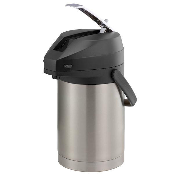 Service Ideas Color Me SVAC, Vacuum Insulated Airpot, Stainless Vacuum, 2.2 Liter, Brushed CTAL22BL - main