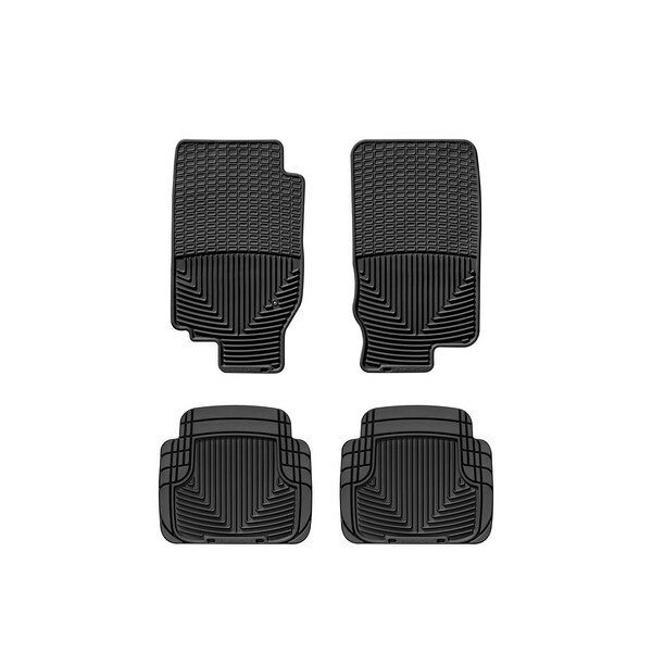 Weathertech Black, Front and Rear All Weather Floor Mats W30-W50 - main