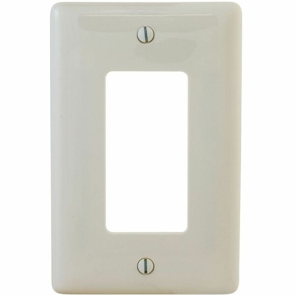 Hubbell Wiring Device-Kellems WallPlate, Decorator-Rocker, Almond, Nylon NPJJ26LA - main