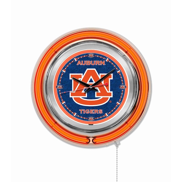 Holland Bar Stool Co Auburn University Double Neon 15" Clock Clk15Auburn - main