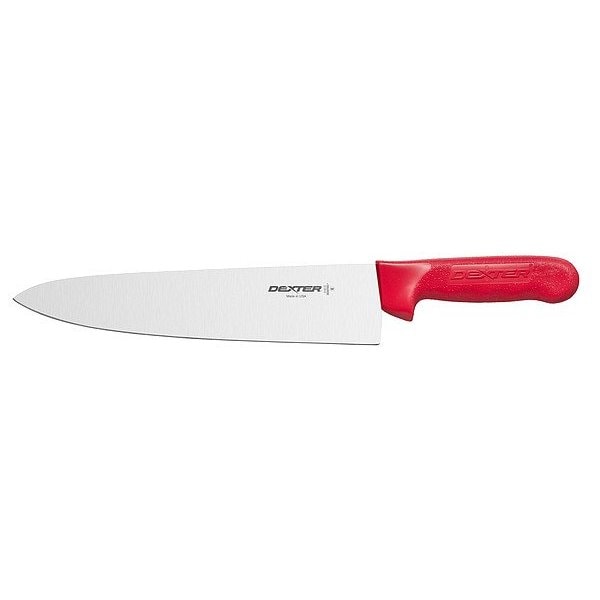 Dexter Russell Chef Knife, 10" L, SS Blade, Red 12433R - main