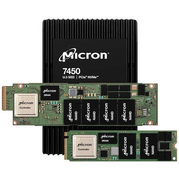 Micron 7450 MAX 6.40 TB Solid State Drive, 2.5in Internal, U.3, PCI MTFDKCC6T4TFS-1BC15ABYYR - main