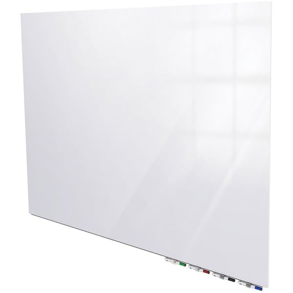 Ghent Aria Low Profile Glassboard, Magnetic, 3'H x 5'W, Horizontal, White ARIASM35WH - main