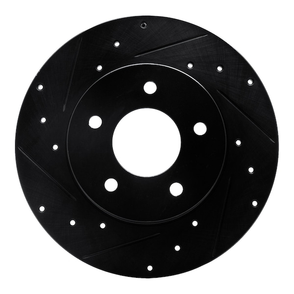 Dynamic Friction Co DFC Brake Rotor - Drilled and Slotted - Black 633-52010L - main