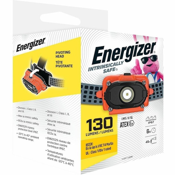 Energizer ENERGIZER 60 Lumens, LED Orange Headlamp ENISHD32E - main