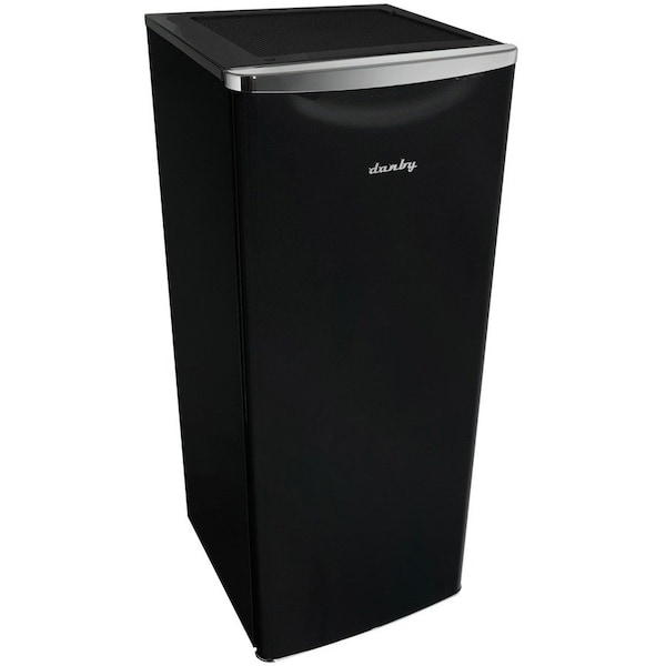 Danby Products Danby Contemporary Classic Chrome Refrigerator, 11 Cu.Ft. Capacity, Midnight Black DAR110A3MDB - main