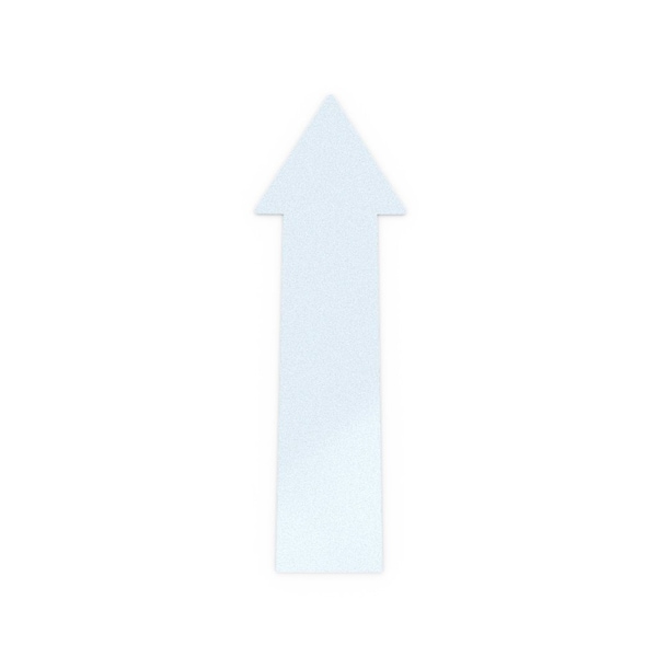 Smart Stripe Smart Stripe Adhesive Vinyl Arrows - White, 15-Pack, 12in x 4.5in / 2.5in Stem SSA1202 - main