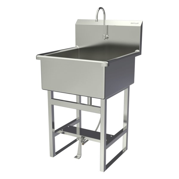 Sani-Lav Wash Station, 27.5"x27"x45.5", SS U24241-0.5 - main