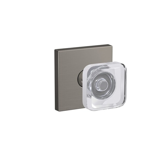 Schlage Residential Schlage Custom Kyle Glass Knob with Collins Rose Passage and Privacy Lock with 16600 Latch and FC21KYL619COL - main