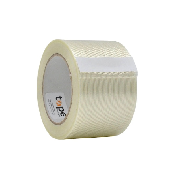 Wod Tape UFST39 Uni Directional Filament Strapping Tape 4 in. x 60 yds, 12PK WOD UFST39-04000-12-60-CLE - main