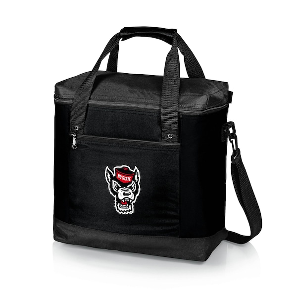 Picnic Time Family Of Brands NCAA NC State Wolfpack Montero Tote Cooler Bag - Soft Cooler Bag - Picnic Tote, Black 604-00-179-424-0 - main