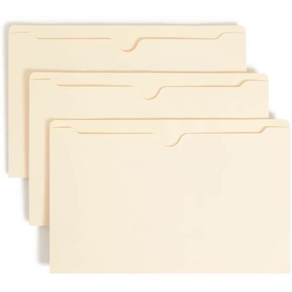 Smead MANILA FILE JACKETS, 1-PLY STRAIGHT TAB, LEGAL SIZE, MANILA, 100PK 76410 - main