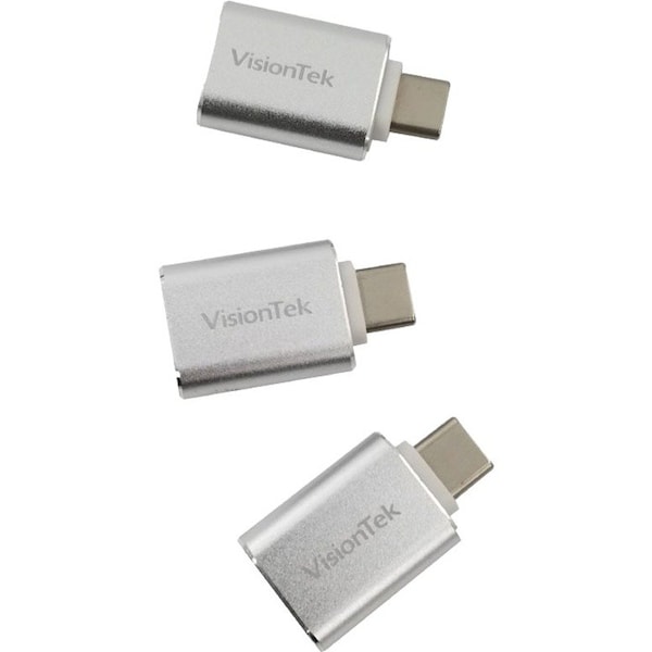 Visiontek USB C to USB A (M/F) Adapter - 3 Pack 901224 - main