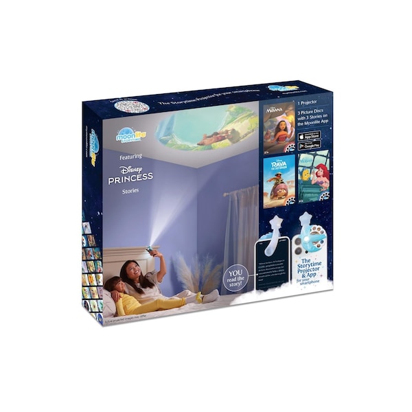 Moonlite Storytime Disney Princess Story Projector Blue 301781 - main