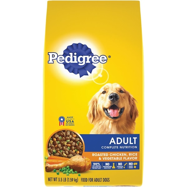 Pedigree Complete Nutrition 3.5 Lb. Roasted Chicken Rice & Vegetable Adult Dry Dog Food 798679 - main