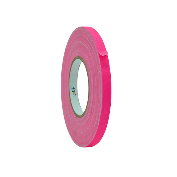 Wod Tape GTC12F Gaffer Tape Fluorescent Pink 1/2 in. X 60 ft., 96PK WOD GTC12F-00500-96-60-FPI - main