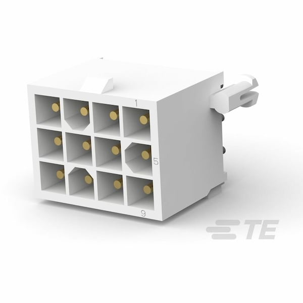 Te Connectivity Power Connector, 12 Contact(S), Male, Solder Terminal, Receptacle 1-770186-1 - main