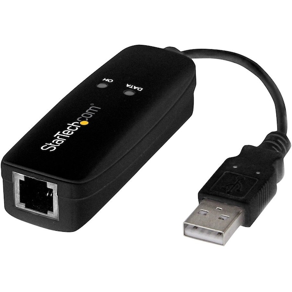Startech.Com External USB 2.0 Fax/Data Modem 56K V.92 USB56KEMH2 - main