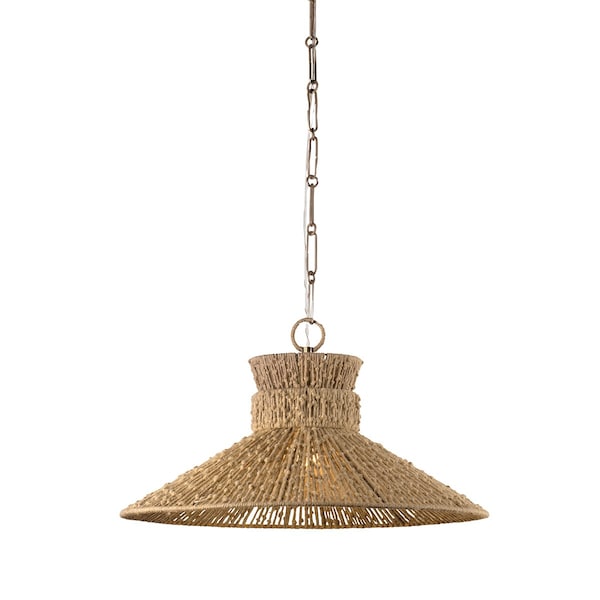 Troy Lighting Raphael 1 Light Pendant, Patina Brass, 26 In x 14.25 In F4926-PBR - main