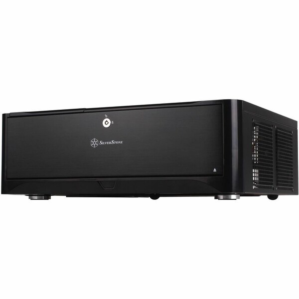 Silverstone Technology GD06B Classic HTPC-Desktop Case with Two Front USB 3.0 Ports - Black GD06B - main