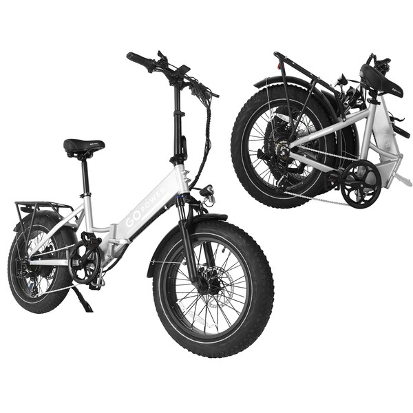 Gopowerbike GoCruiser V2 Folding Electric Bike 20 MPH Max Speed & 750W Motor BG3 - main