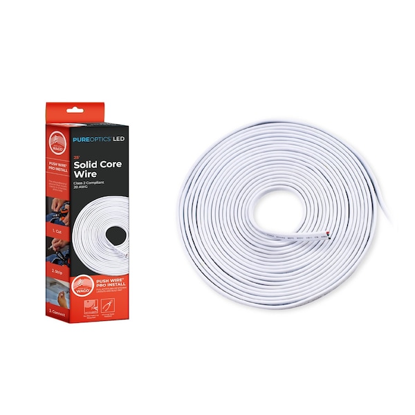 Black & Decker LED Professional PUSH WIRE 25ft Jumper Wire Spool for Under Cabinet Lighting LEDUC-25JUMP-4WR - main