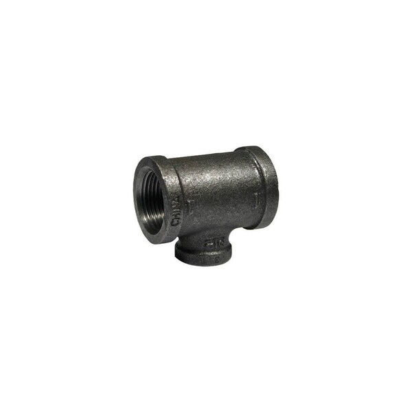 Southland 1 In. x 1 In. x 1/2 In. Reducing Malleable Black Iron Tee 520-753HN - main