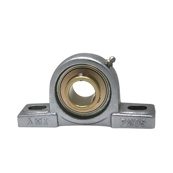 Ami Bearings SINGLE ROW BALL BEARING - 3in ZINC MEDIUM SET SCREW NICKEL PILLOW BLOCK UCPX15-48NPMZ2 - main