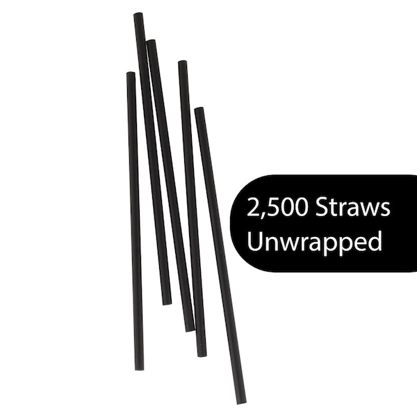 Beyondgreen Jumbo Straws, 2500PK STR0775BLK-BUW - main
