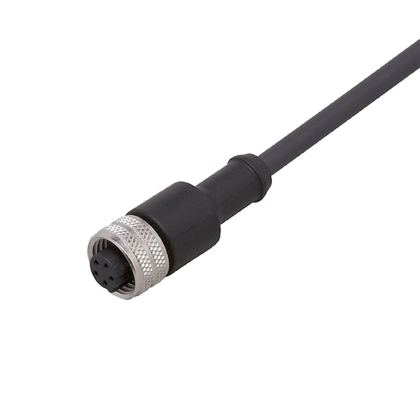 Brady IFM, Female cordset, Cable: 10 m, PVC, black, O 5.3 mm; 5 x 0.34 mm2 (19 x O 0.16 mm ) AWG 22 E18242 - main